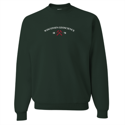 Jerzees 8 Oz., 50/50 Nublend Fleece Crew -- Forest Green