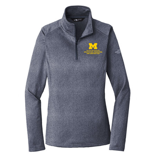 Ladies The North Face Tech Quarter Zip Fleece -- Urban Navy Heather, $67