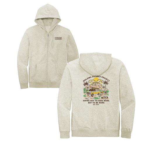 District V.I.T. Fleece Full-Zip Hoodie -- Oatmeal Heather