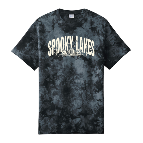 Port and Company Crystal Tie-Dye Tee -- Black