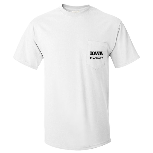 Hanes Mens 6 oz. Authentic-T Pocket T-Shirt -- White