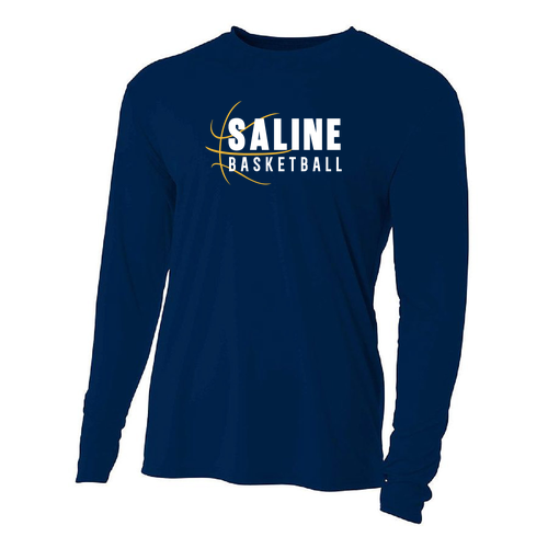 A4 Cooling Performance Long Sleeve Tee -- Navy