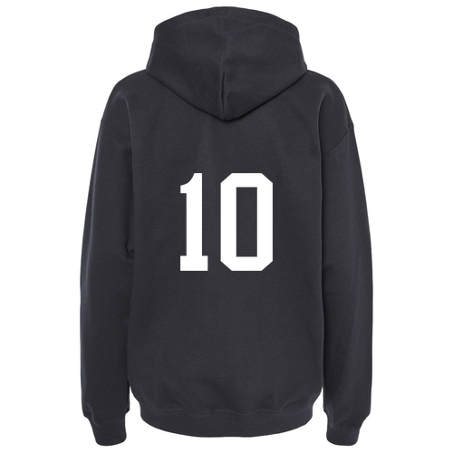 Gildan Adult Softstyle Fleece Pullover Hooded Sweatshirt -- Black