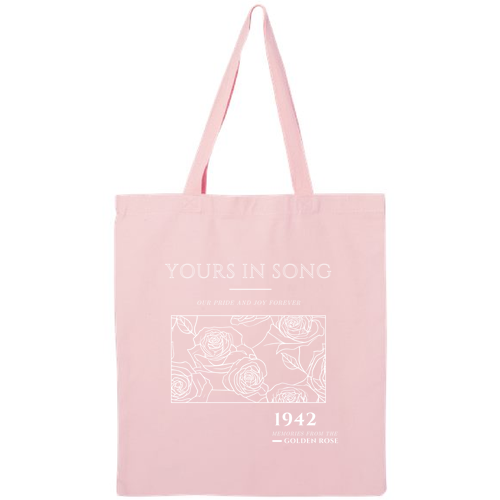 Q-Tees Canvas Tote -- Light Pink