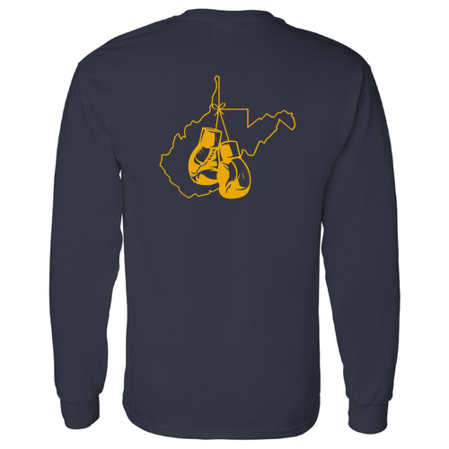 Gildan Heavy Cotton Longsleeve Basic T-Shirt -- Navy