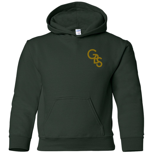 Gildan Heavy Blend Youth Hooded Sweatshirt -- Forest Green