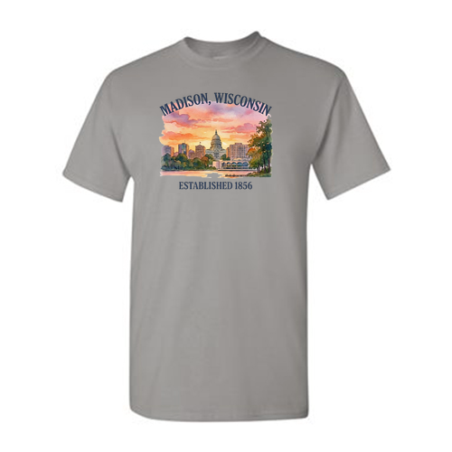 Gildan Heavy Cotton Basic T-Shirt -- Gravel