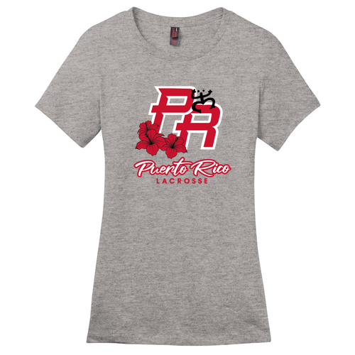 National Flower Women's Tee -- Heathered Steel