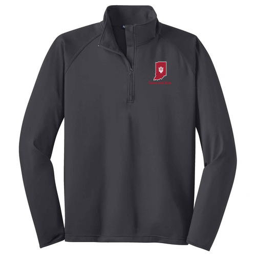 Sport Tek Sport Wick Stretch Half Zip Pullover -- Charcoal Grey