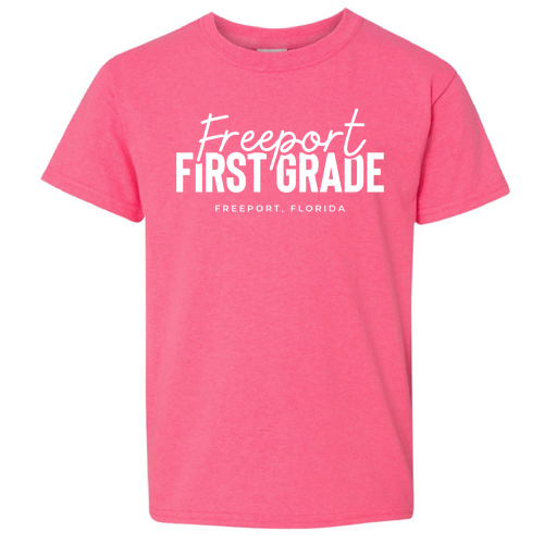 Youth Class Games Safety Pink Tee