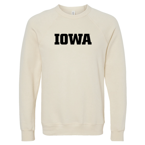 Bella Canvas Unisex Sponge Fleece Raglan Sweatshirt -- Natural