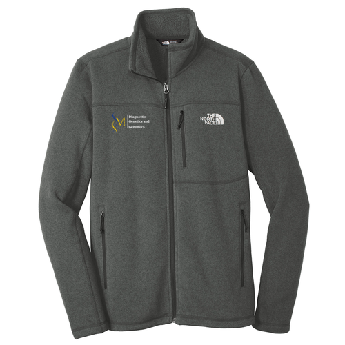 The North Face Left Chest Print Jacket -- Black Heather