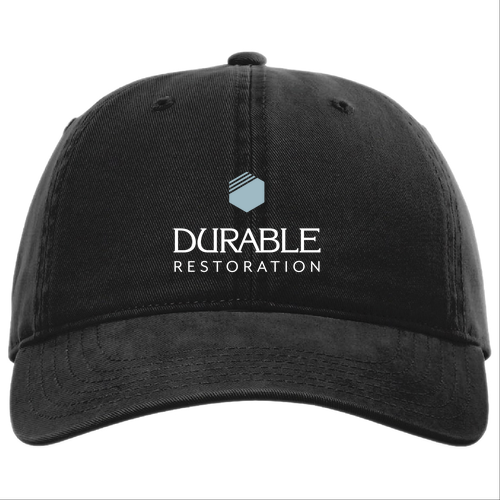 Richardson Peach Twill Dad Hat -- Black
