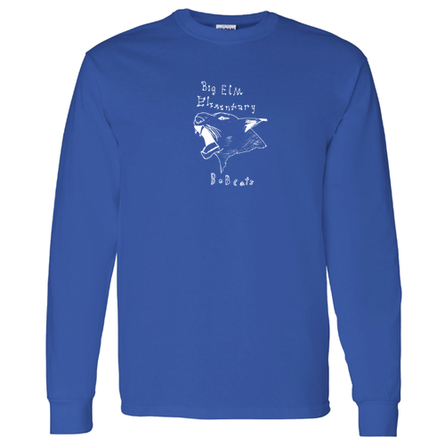 Gildan Heavy Cotton Longsleeve Basic T-Shirt -- Royal