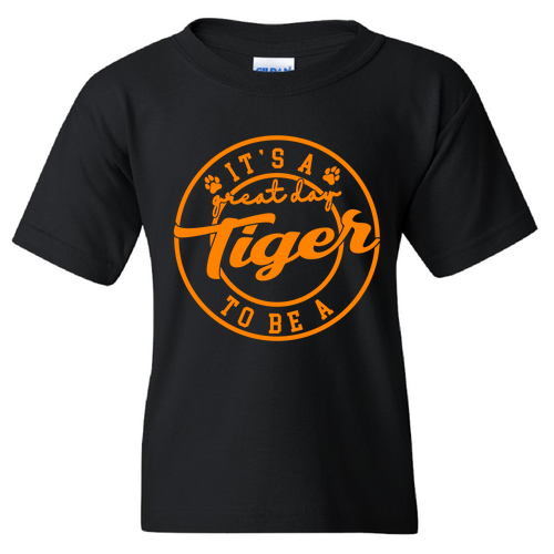 Youth Gildan Heavy Cotton Basic T-Shirt -- Black