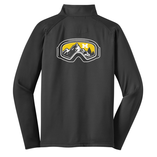 Sport Tek Sport Wick Stretch Half Zip Pullover -- Charcoal Grey