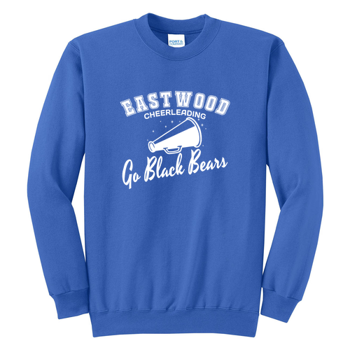 Megaphone Design Port and Company Classic Crewneck Sweatshirt -- Royal