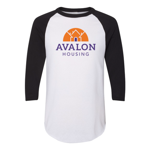 Augusta 3/4 Sleeve Baseball Jersey 2.0 -- White / Black