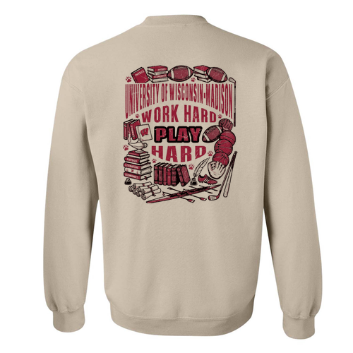Gildan Heavy Blend Crew Neck Sweatshirt -- Sand