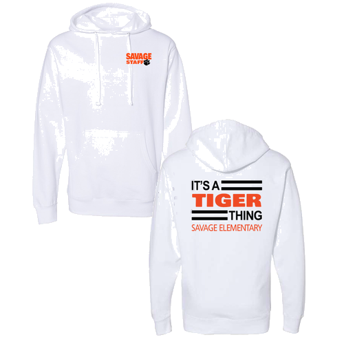 Independent Trading Midweight Hooded Sweatshirt -- White