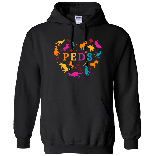 Gildan Heavy Blend Hooded Sweatshirt -- Black