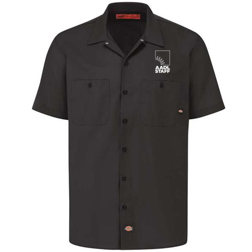Regular Dickies Industrial Short Sleeve Work Shirt -- Black