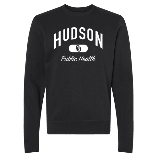 J. America BTB Fleece Crew -- Black