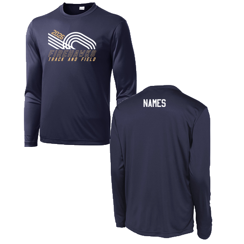 Sport Tek Long Sleeve Competitor -- True Navy