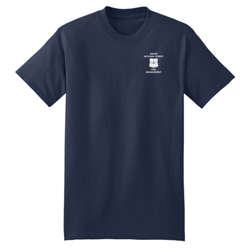 Hanes Beefy-T Basic T-Shirt -- Navy