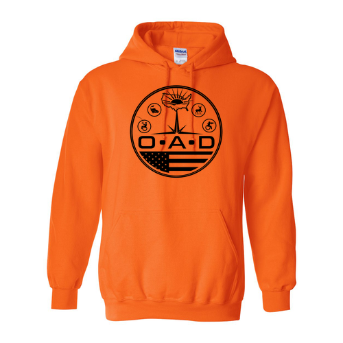 Gildan Heavy Blend Hooded Sweatshirt -- Safety Orange