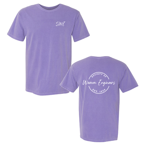 Comfort Colors Ringspun Garment Dyed T Shirt -- Violet