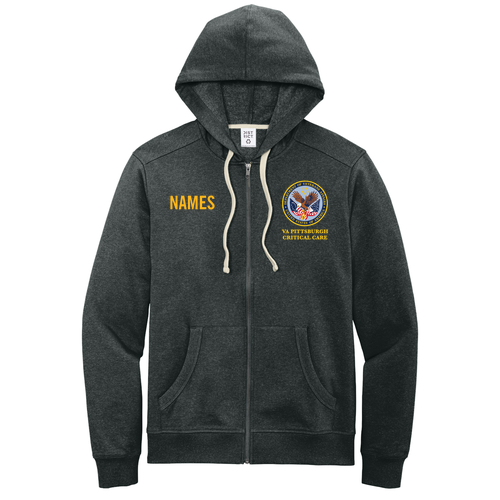 District Re-Fleece Full-Zip Hoodie -- Charcoal Heather