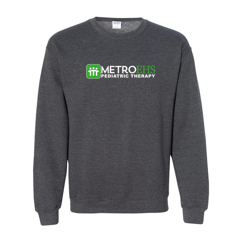 Gildan Heavy Blend Crew Neck Sweatshirt -- Dark Heather