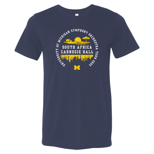 Mens/Unisex Bella Canvas Triblend Short Sleeve T-Shirt -- Navy Triblend