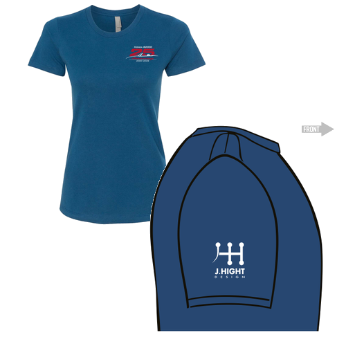 Next Level Ladies Boyfriend Tee -- Cool Blue