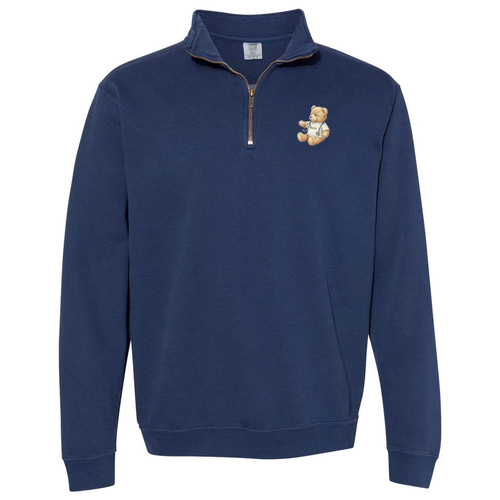 Comfort Colors Adult Quarter Zip Sweatshirt -- True Navy