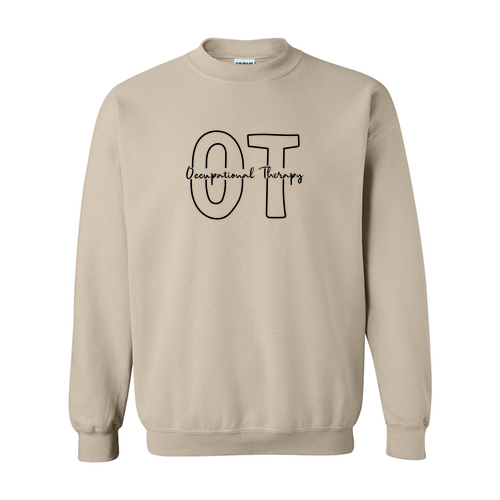 OT Gildan Heavy Blend Crew Neck Sweatshirt -- Sand