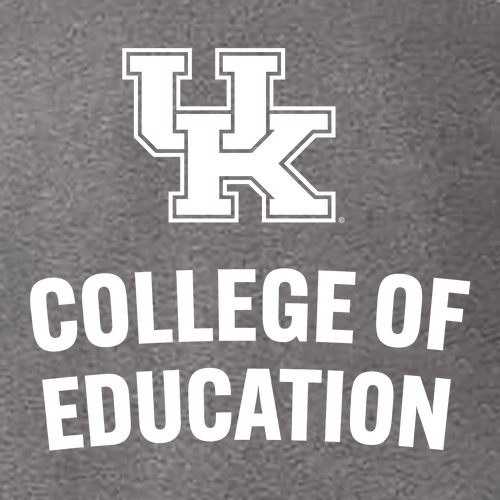 College of Education J America Unisex BTB Fleece Hooded Sweatshirt -- Charcoal Heather