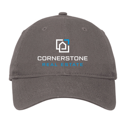 New Era Adjustable Unstructured Hat -- Graphite