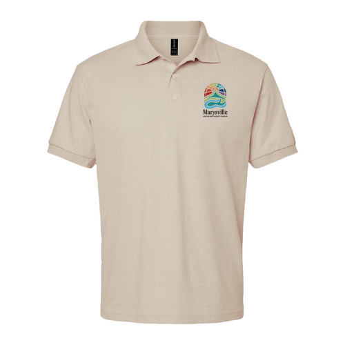 Gildan DryBlend Jersey Polo -- Sand