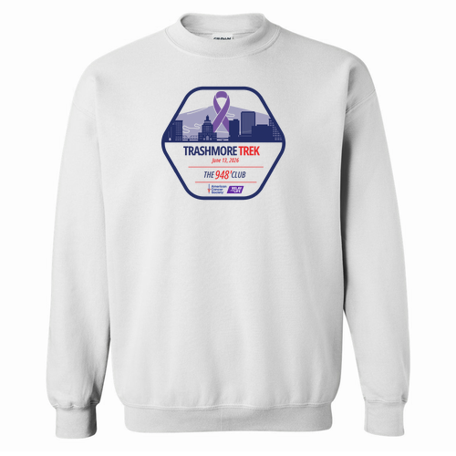 Gildan Heavy Blend Crew Neck Sweatshirt -- White