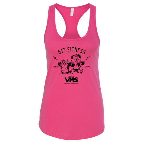 Next Level Ladies Ideal Racerback Tank -- Raspberry