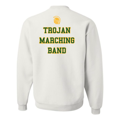 Jerzees 8 Oz., 50/50 Nublend Fleece Crew -- White