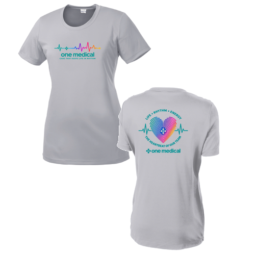Sport Tek Fitted Competitor Tee -- Silver