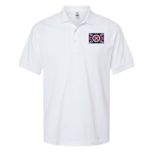 Gildan DryBlend Jersey Polo -- White