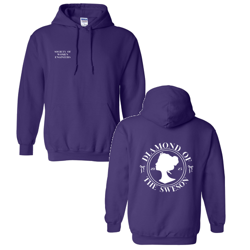 Gildan Heavy Blend Hooded Sweatshirt -- Purple