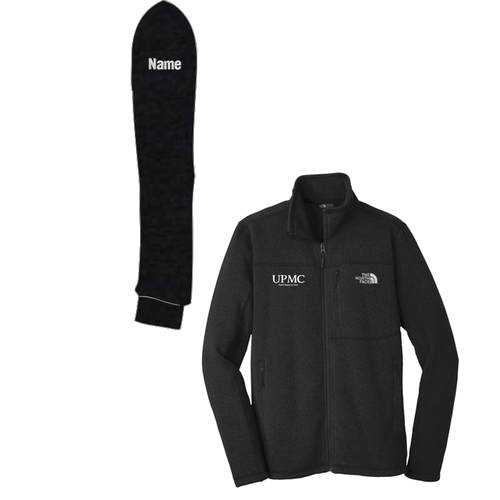 The North Face Sweater Fleece Jacket -- Black Heather