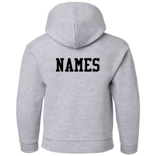Youth Gildan Heavy Blend Hooded Sweatshirt -- Sport Grey
