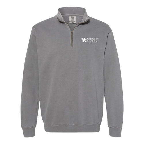 Comfort Colors Adult Quarter Zip Sweatshirt -- Grey