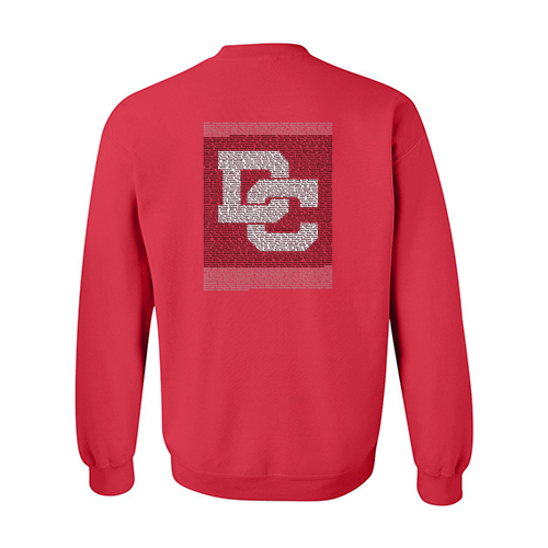 Mens/Unisex Gildan Heavy Blend Crewneck Sweatshirt -- Red
